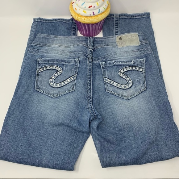 Silver Suki Jeans Capri - Picture 1 of 8